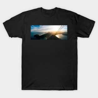 Rio de Janeiro Skyline With Christ the Redeemer Seen From Sugarloaf T-Shirt